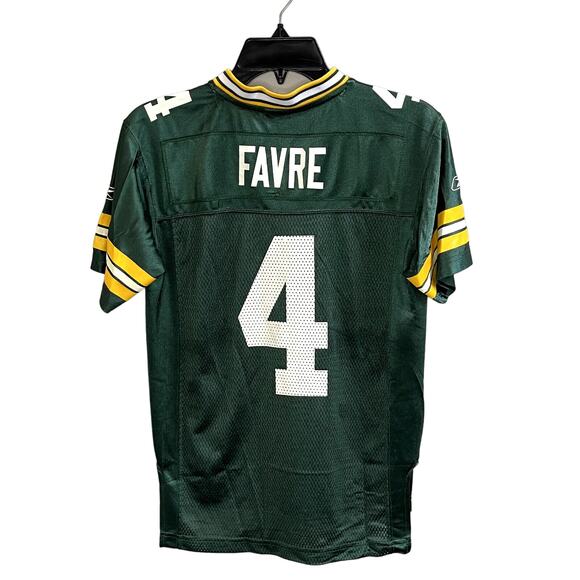 NFL Authentic Green Bay Packers Brett Favre 4 Jersey | Reebok | Retro | M 10-12 - Picture 3 of 5
